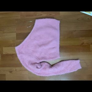 Fashion nova one shoulder crop sweater